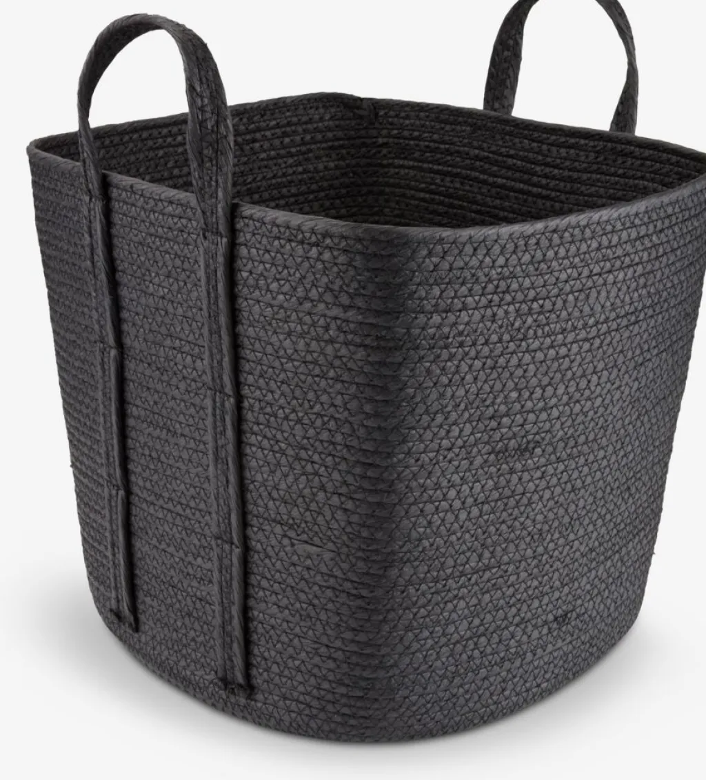 Todas Las Cestas|Cestas Y Cajas>JYSK HJALTICesta HJALTI A37xL37xA32cm negro