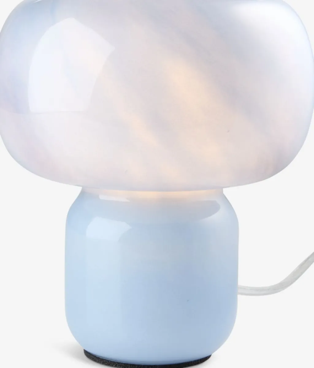 Lámparas>JYSK HJARNELámpara de mesa HJARNE Ø16xA18cm azul