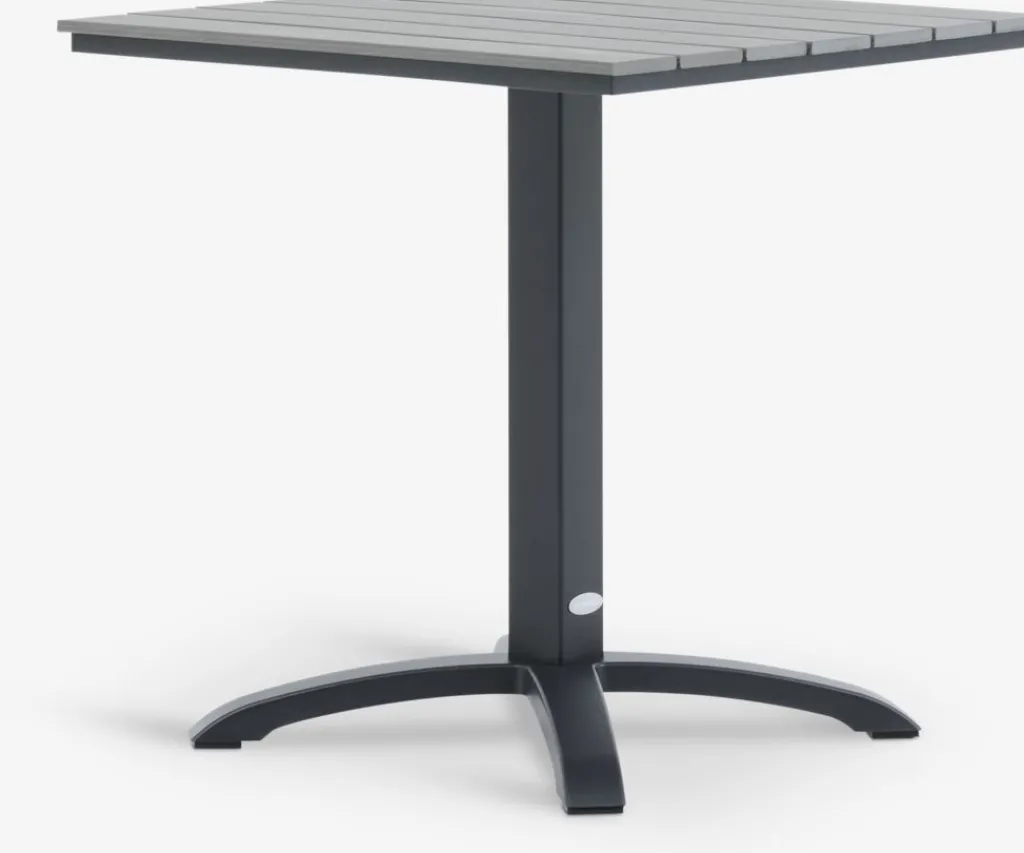 Conjuntos Mesa Y Sillas De Jardín>JYSK HOBRO + ORKANGERMesa HOBRO L70 + 2 sillas ORKANGER natural Gris