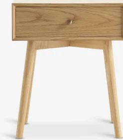 Mesitas De Noche|Mesitas De Noche>Royal Oak HOKKSUNDMesita de noche HOKKSUND 1 cajón Roble natural