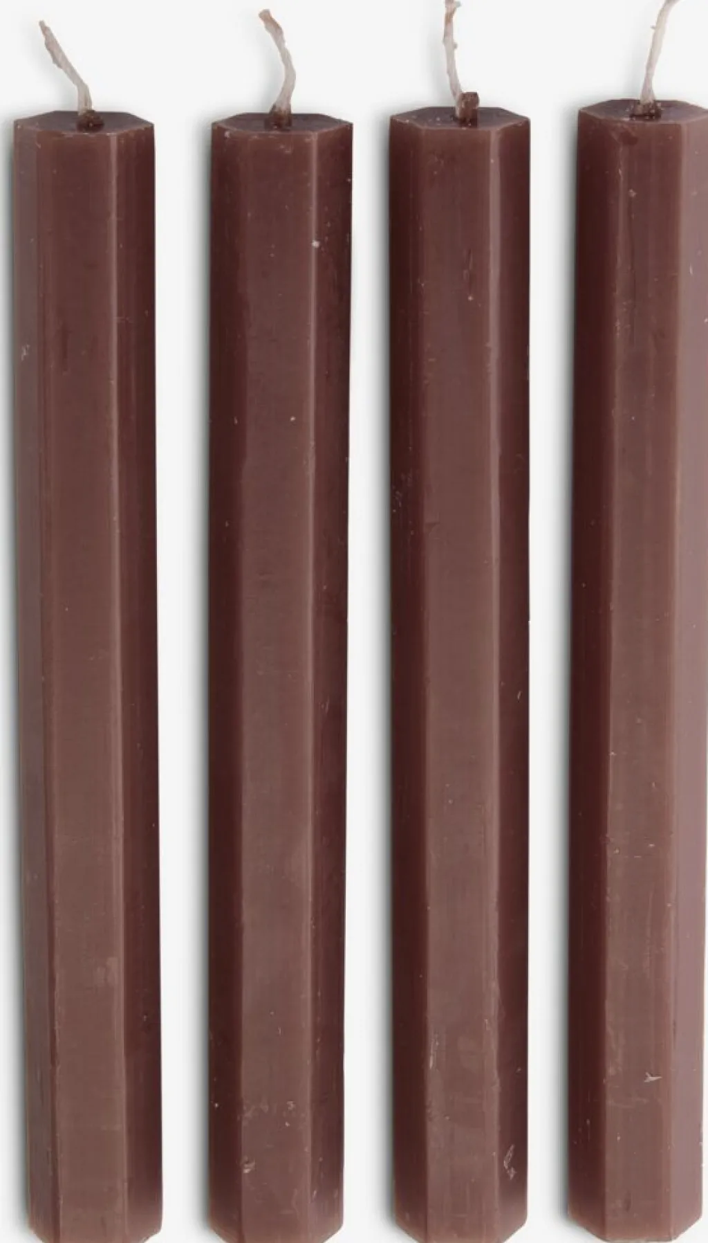 Velas Y Servilletas|Velas Y Servilletas>JYSK HOLMEVelas para candelabro HOLME A20cm uva 4 unidades Uva empolvado