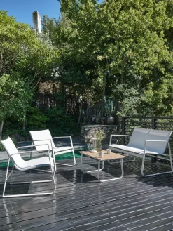 Conjuntos Mesa Y Sillas De Jardín|Muebles De Jardín>JYSK HORNSLETConjunto muebles jardín HORNSLET 4 plazas beis Beige