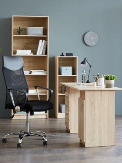 Estanterias Y Librerías|Estanterias Y Librerías>JYSK HORSENSLibrería HORSENS 5 estantes anchos color Roble claro