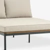 Muebles De Jardín>JYSK HOUMódulo de jardín HOU chaise longue 2 plazas madera dura