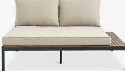 Muebles De Jardín>JYSK HOUMódulo de jardín HOU chaise longue 2 plazas madera dura