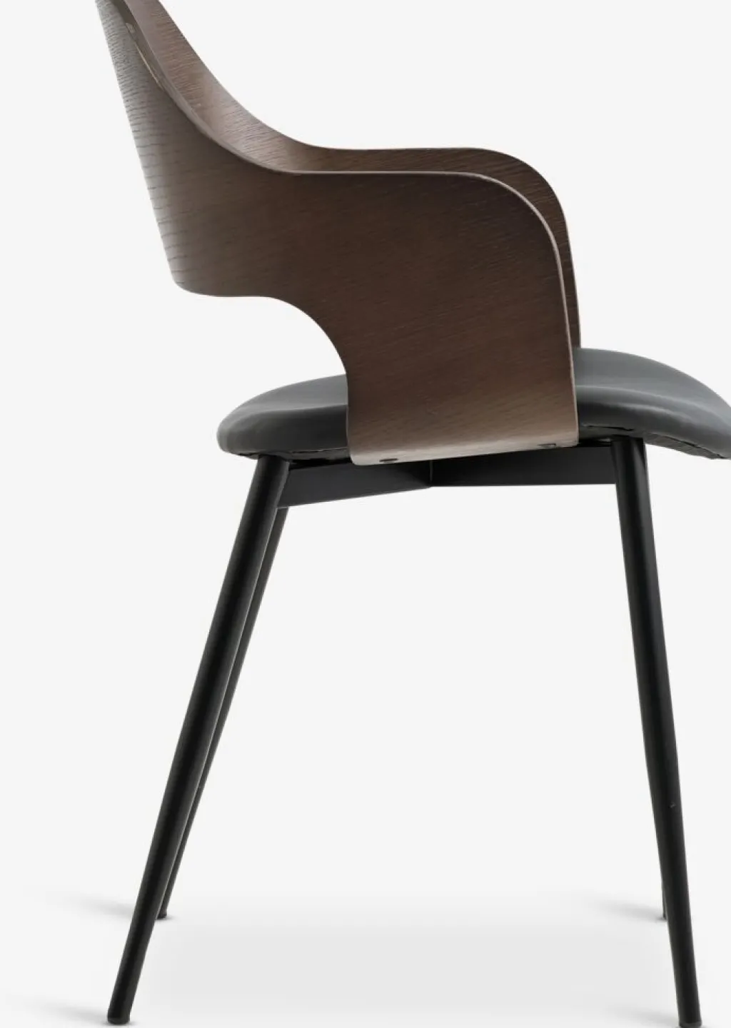 Sillas De Comedor>Royal Oak HVIDOVRESilla de comedor HVIDOVRE /negro Roble oscuro