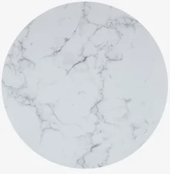 Manteles Individuales>JYSK HVITROTMantel individual HVITROT Ø38 mármol blanco Mármol, Blanco