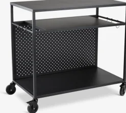 Decoración De Jardín>JYSK INDSLEVMesa de barbacoa INDSLEV A50xL90 negro
