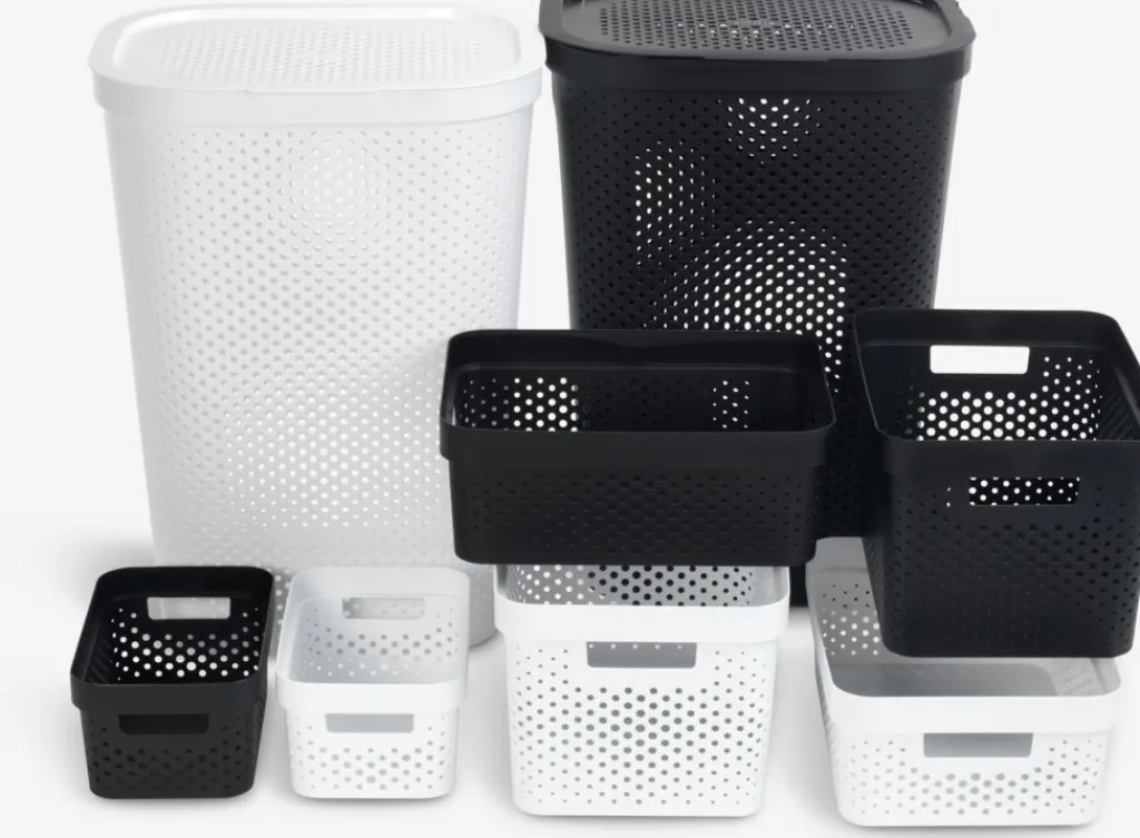 Todas Las Cestas|Almacenaje De Plástico>JYSK INFINITYCesta INFINITY 4,5L plástico Blanco