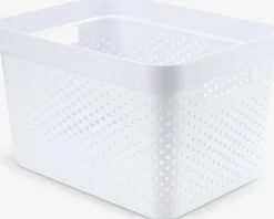 Todas Las Cestas|Almacenaje De Plástico>JYSK INFINITYCesta INFINITY 17L plástico Blanco