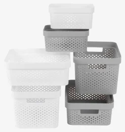 Todas Las Cestas|Almacenaje De Plástico>JYSK INFINITYCesta INFINITY 4,5L plástico Gris