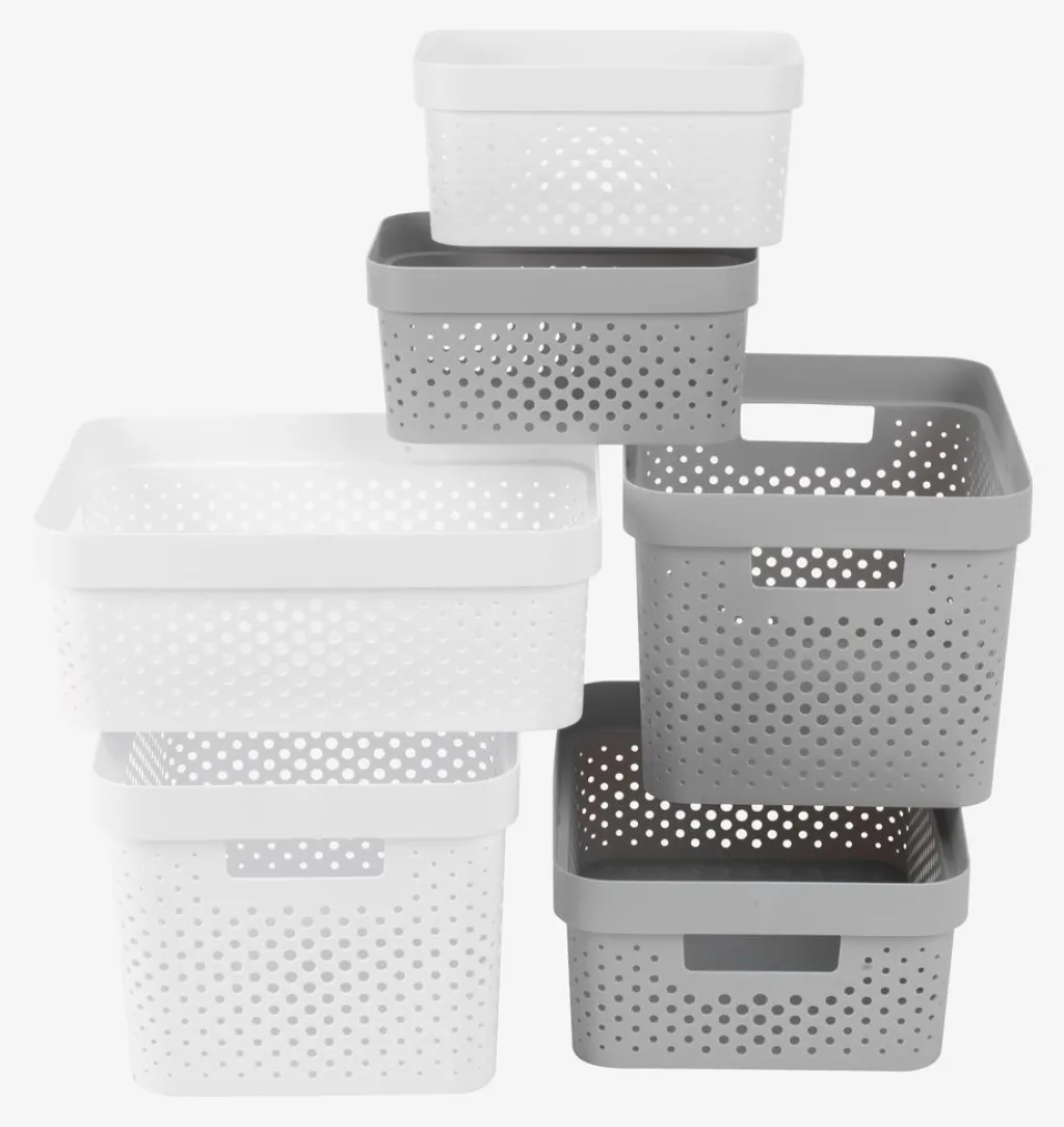 Todas Las Cestas|Almacenaje De Plástico>JYSK INFINITYCesta INFINITY 4,5L plástico Gris