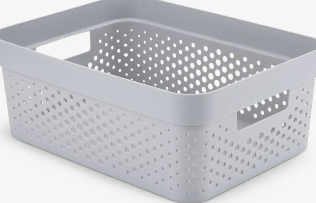 Todas Las Cestas|Almacenaje De Plástico>JYSK INFINITYCesta INFINITY 11L plástico Gris