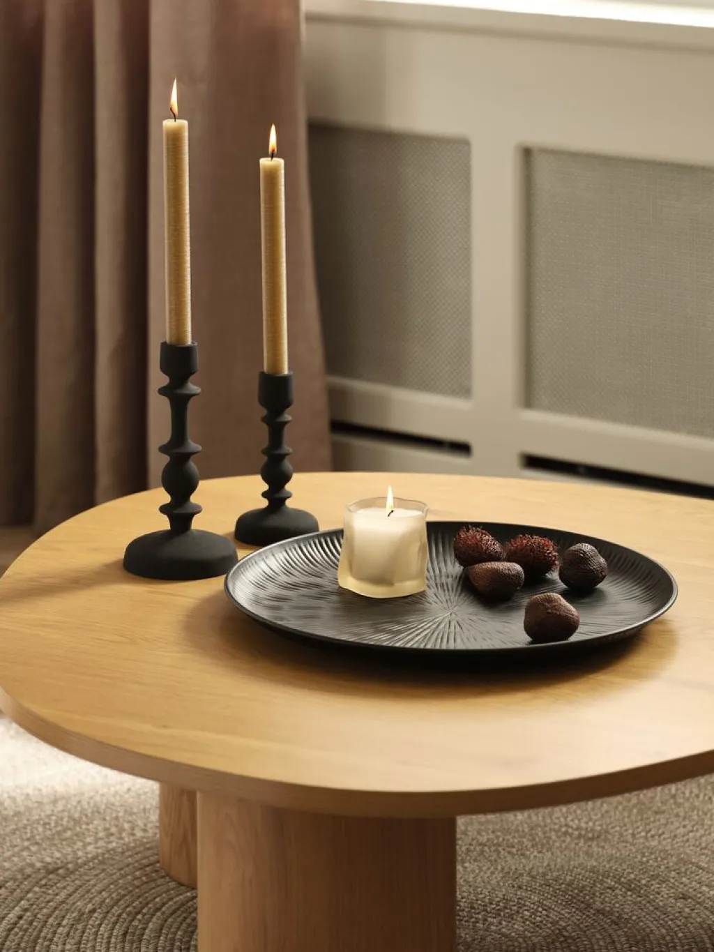 Accesorios Decoracion>JYSK INGMUNDBandeja decorativa INGMUND Ø39xA2cm negro