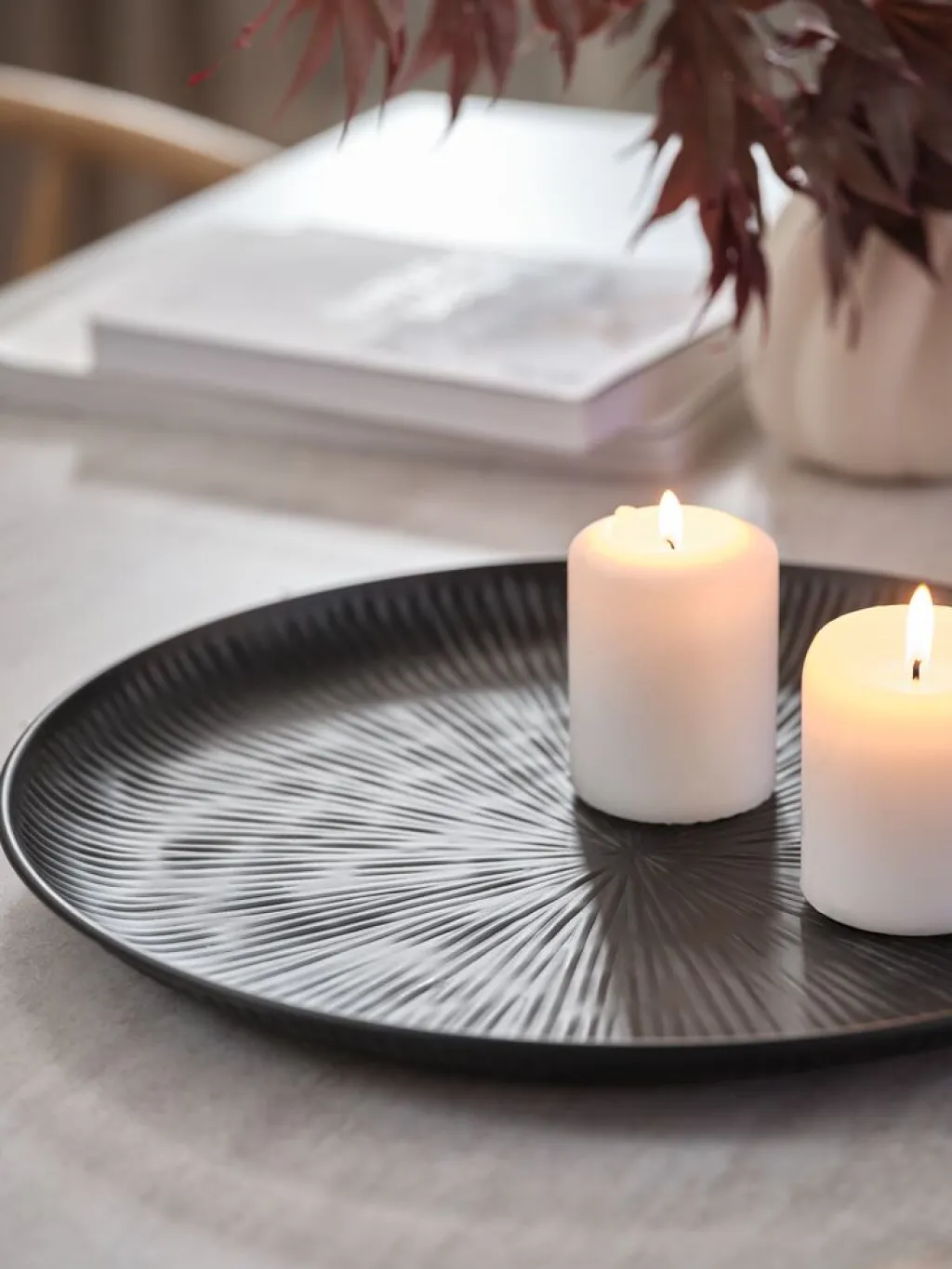 Accesorios Decoracion>JYSK INGMUNDBandeja decorativa INGMUND Ø39xA2cm negro