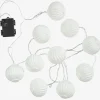 Iluminación Exterior>JYSK ISFUGLGuirnalda de luces exterior ISFUGL L315cm 10 LED blanco