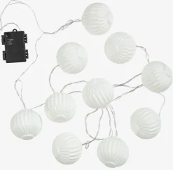 Iluminación Exterior>JYSK ISFUGLGuirnalda de luces exterior ISFUGL L315cm 10 LED blanco