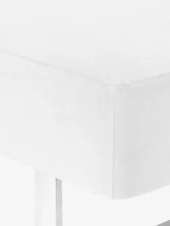 Sábanas Para Colchones|Sábanas Para Toppers>JYSK JANNEBASICSábana bajera ajustable de jersey JANNE 90x200x30 Blanco