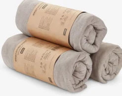 Sábanas Para Colchones|Sábanas Para Toppers>JYSK JANNEBASICSábana bajera ajustable de jersey JANNE 90x200x30 Gris