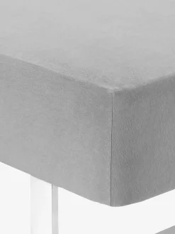 Sábanas Para Colchones|Sábanas Para Toppers>JYSK JANNEBASICSábana bajera ajustable de jersey JANNE 90x200x30 Gris