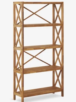 Estanterias Y Librerías|Estanterias Y Librerías>Royal Oak JANNERUPEstantería JANNERUP ancha 5 estantes roble natural