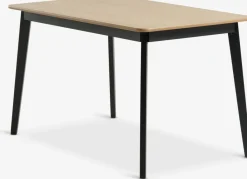 Mesas De Comedor>JYSK JEGINDMesa de comedor JEGIND 80x130 roble natural/negro Roble natural+Negro