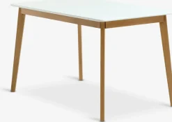 Mesas De Comedor>JYSK JEGINDMesa de comedor JEGIND 80x130 blanco/natural Blanco+Natural