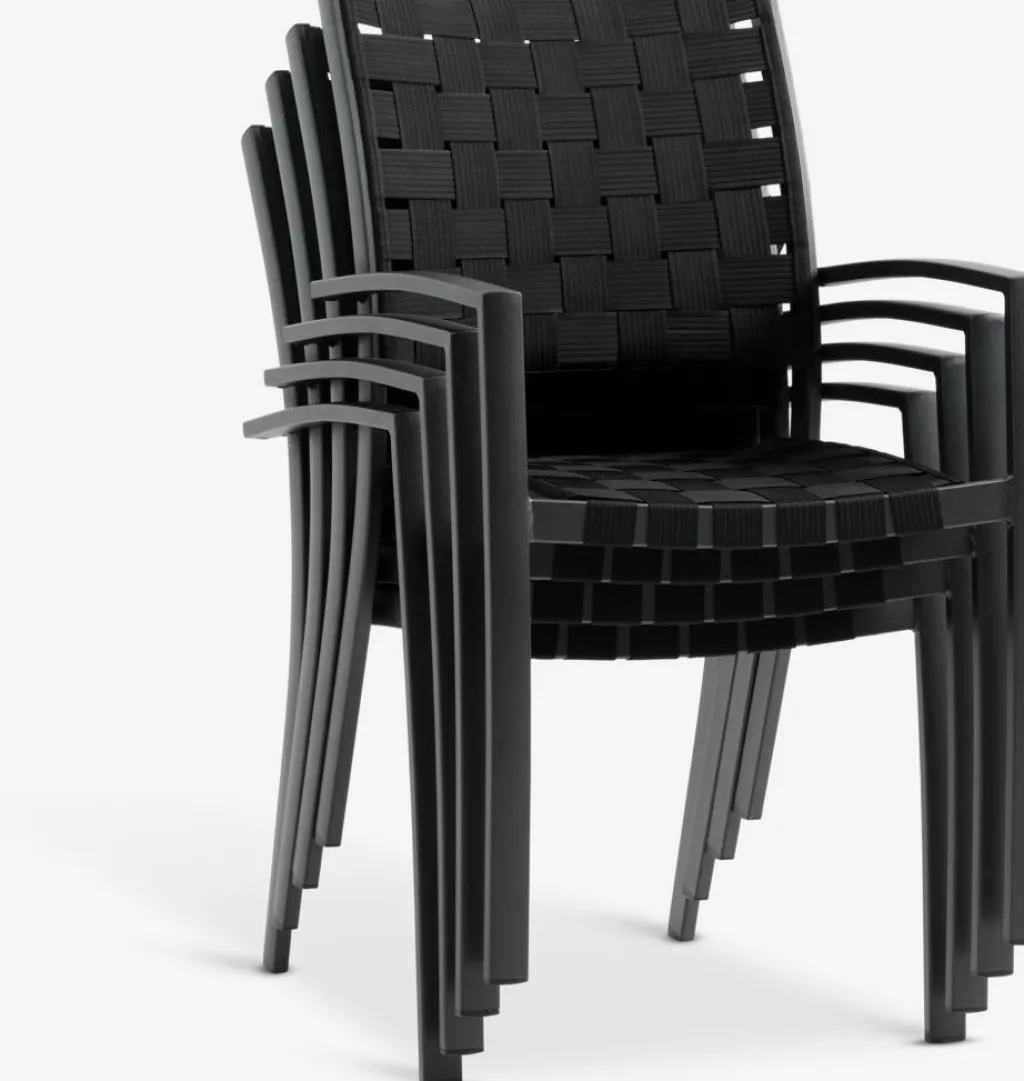 Sillas De Jardín>JUTLANDIA JEKSENSilla apilable JEKSEN negro