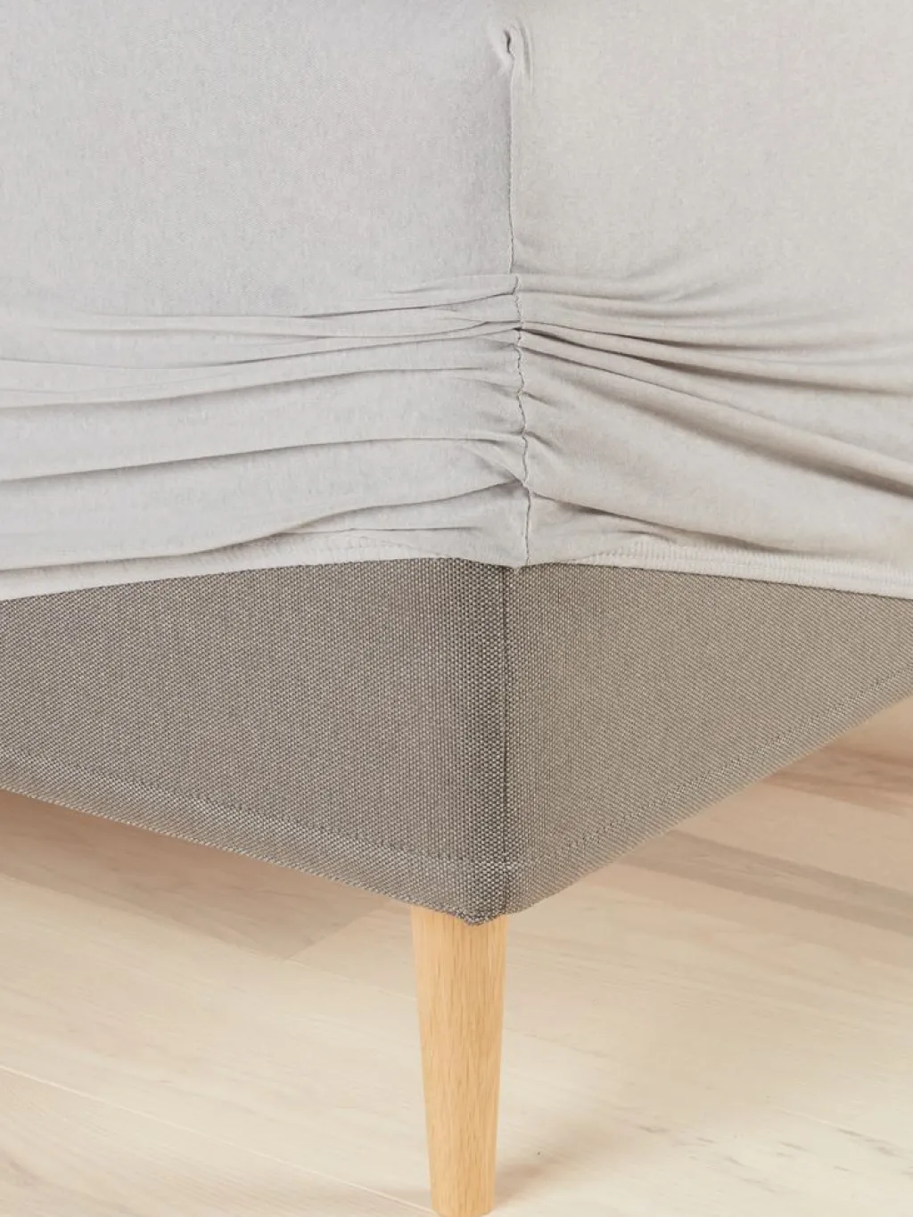 Sábanas Para Colchones|Sábanas Para Toppers>JYSK JENNYPLUSSábana bajera ajustable jersey JENNY 90x200x35 Gris