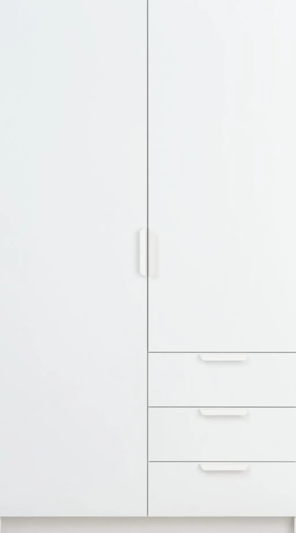 Armarios|Todos Los Armarios>JYSK JENSLEVArmario JENSLEV 96x176 2 puertas 3 cajones Blanco