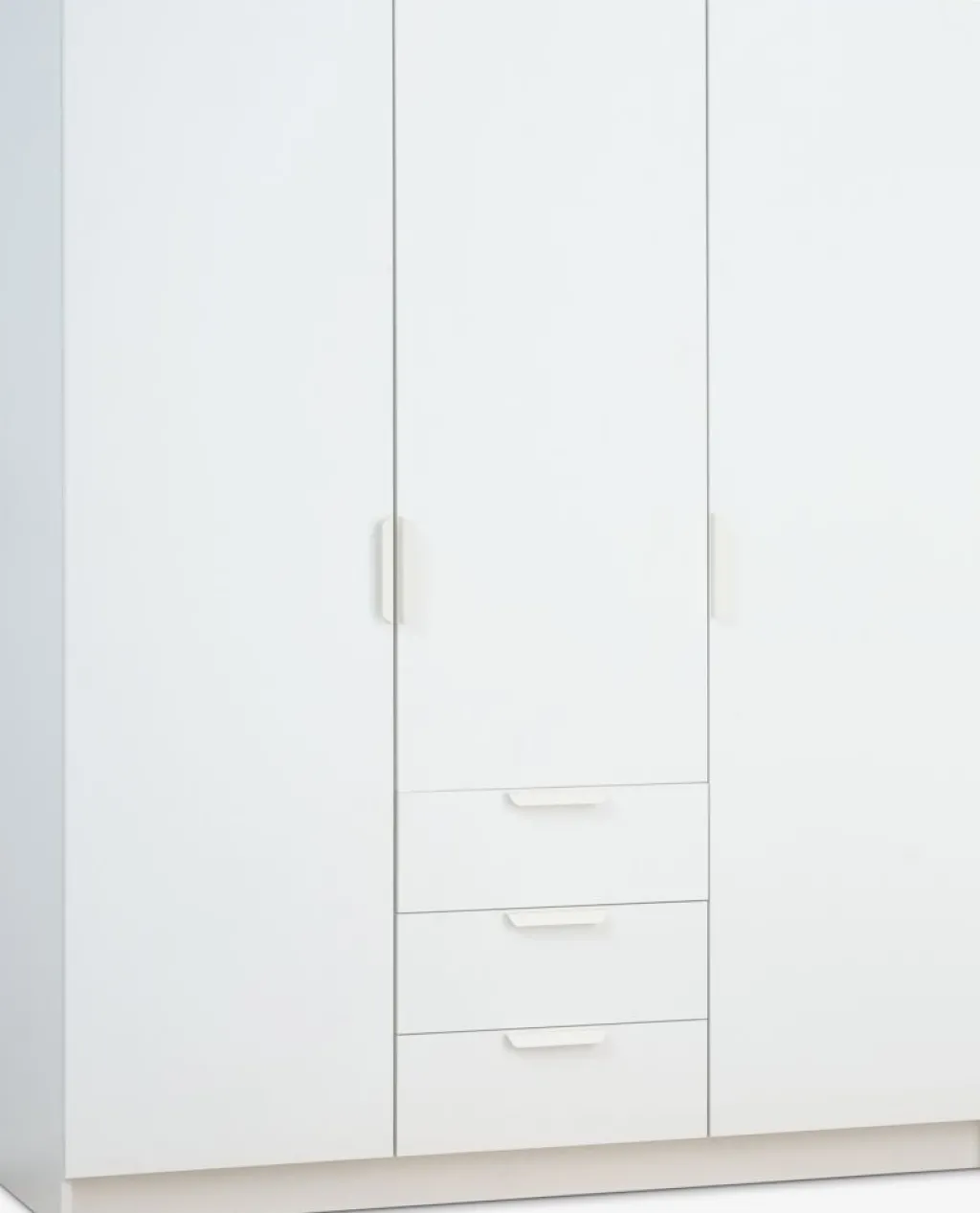 Armarios|Todos Los Armarios>JYSK JENSLEVArmario JENSLEV 144x176 3 puertas 3 cajones Blanco