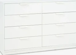 Cómodas|Cómodas>JYSK JENSLEVCómoda JENSLEV 4+4 cajones Blanco