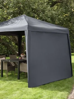 Cenadores Y Pérgolas>JYSK JERUPPanel lateral cenador JERUP A2,65xA2m gris