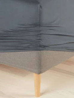 Sábanas Para Colchones|Sábanas Para Toppers>KRONBORG JETTEGOLDSábana bajera ajustable de jersey JETTE 90x200x35 Gris