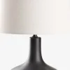 Lámparas>JYSK JOACHIMLámpara de mesa JOACHIM Ø27xA5cm beis/negro