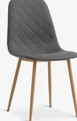 Sillas De Comedor>JYSK JONSTRUPSilla de comedor JONSTRUP tela /color roble natural Asfalto