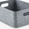 Todas Las Cestas|Cestas Y Cajas>JYSK JOSEFCesta JOSEF A25xL33xA14cm gris