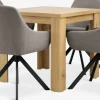 Mesas De Comedor|Conjuntos De Comedor>JYSK JUNGEN + ROSTRUPMesa JUNGEN L80/160 roble cálido + 4 sillas ROSTRUP arena