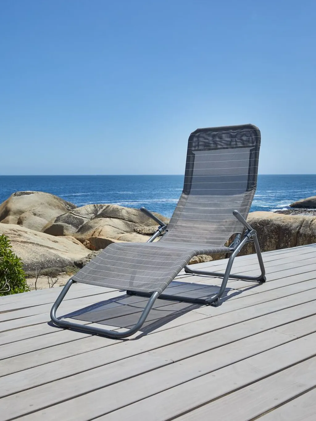 Tumbonas|Muebles De Jardín>JYSK KALMARSillón relax KALMAR A60xL168 gris
