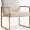 Sillones>Royal Oak KALUNDBORGSillón KALUNDBORG tela arena/roble natural