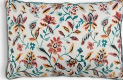 Cojines>JYSK KAMILLECojín KAMILLE 35x50 blanco/turquesa