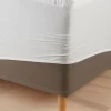 Sábanas Para Colchones|Sábanas Para Toppers>KRONBORG KAMMAGOLDSábana ajustable impermeable jersey KAMMA 90x200x30 blanco