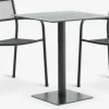 Conjuntos Mesa Y Sillas De Jardín>JYSK KAPPRUET + HEMSEDALMesa KAPPRUET L65 + 2 sillas HEMSEDAL negro