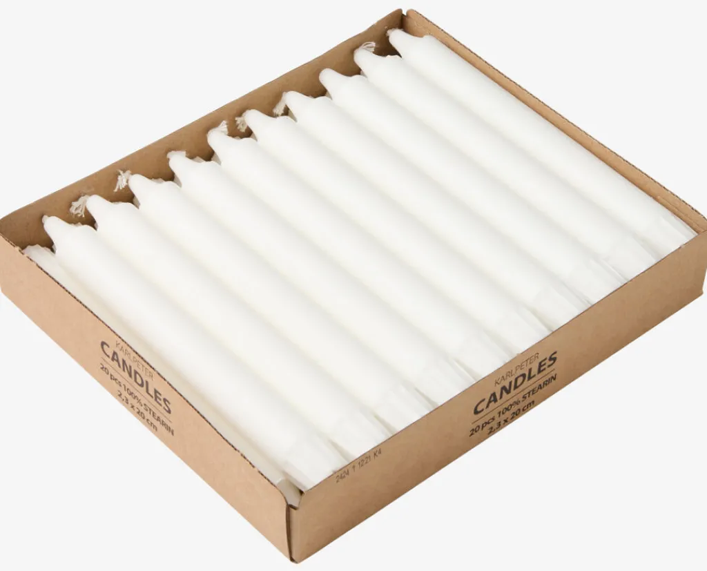 Velas Y Servilletas|Velas Y Servilletas>JYSK KARLPETERVela candelabro KARLPETER A20cm 20 unidades