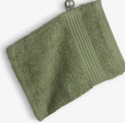 Toallas De Lavabo|Toallas De Manos>KRONBORG KARLSTADGOLDManopla de baño KARLSTAD 15x21 Verde militar