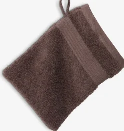 Toallas De Lavabo|Toallas De Manos>KRONBORG KARLSTADGOLDManopla de baño KARLSTAD 15x21 Marrón oscuro