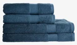 Toallas De Lavabo|Toallas De Manos>KRONBORG KARLSTADGOLDToalla de mano KARLSTAD 50x100 Azul marino
