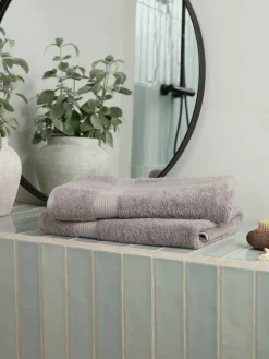 Toallas De Lavabo|Toallas De Manos>KRONBORG KARLSTADGOLDToalla de mano KARLSTAD 50x100 Gris