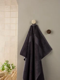 Toallas De Lavabo|Toallas De Manos>KRONBORG KARLSTADGOLDToalla de mano KARLSTAD 50x100 Gris oscuro
