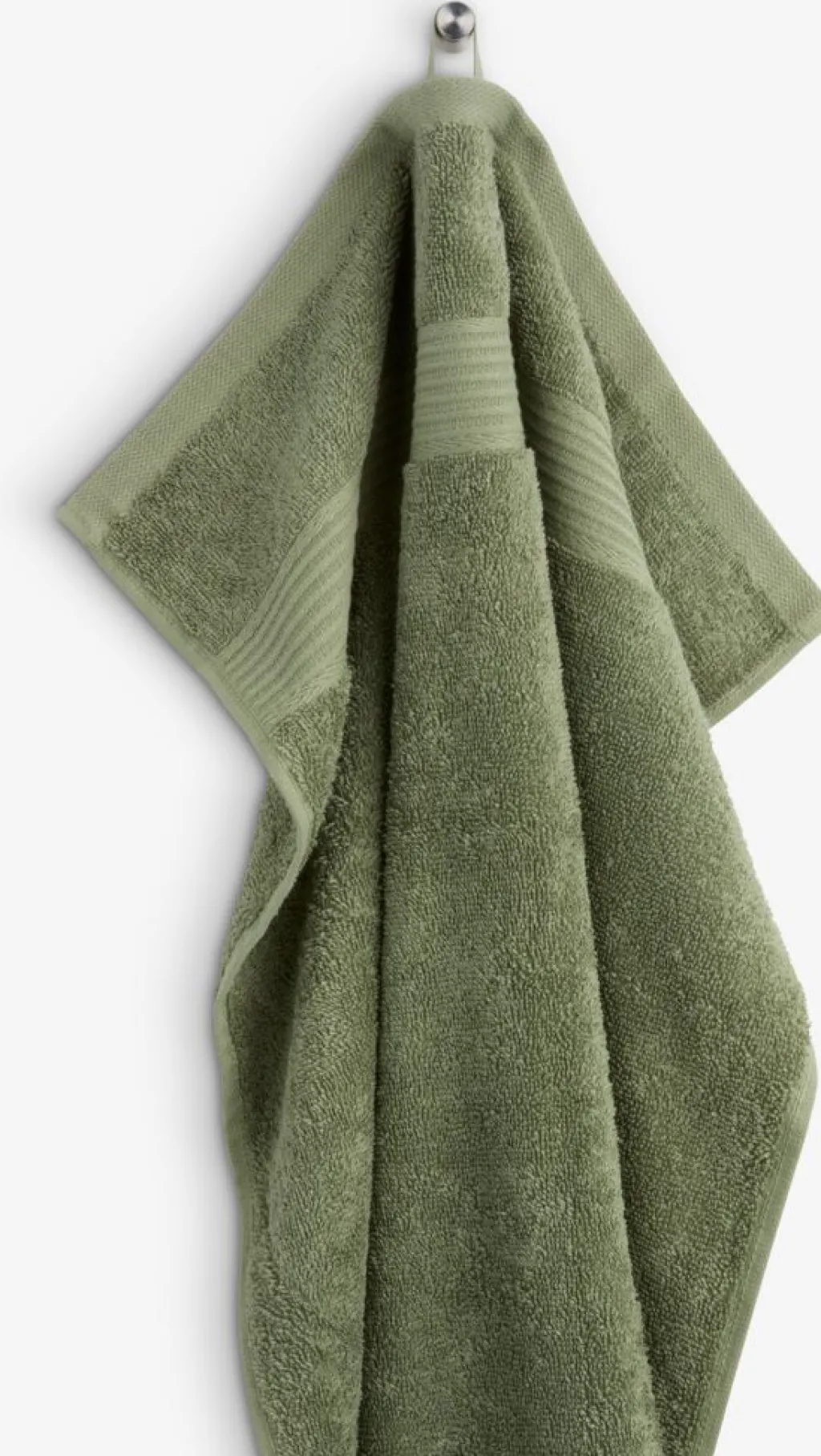 Toallas De Lavabo|Toallas De Manos>KRONBORG KARLSTADGOLDToalla de mano KARLSTAD 50x100 Verde militar